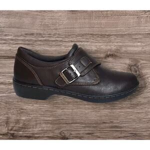 Eastland Brown Sherri Buckle Shoes Size 7.5M